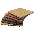 tejas compuestas plásticas de madera modulares de la cubierta de los 30*30cm que entrelazan WPC