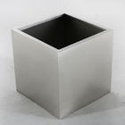 Envases de acero inoxidables simples del jardín del diseño 304 los 50cm del cubo