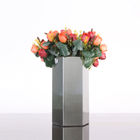 florero de acero inoxidable de la tabla del sexangle SS201 para la decoración del hogar y de la oficina